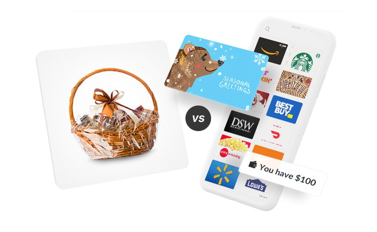 Gift Cards Vs. Baskets