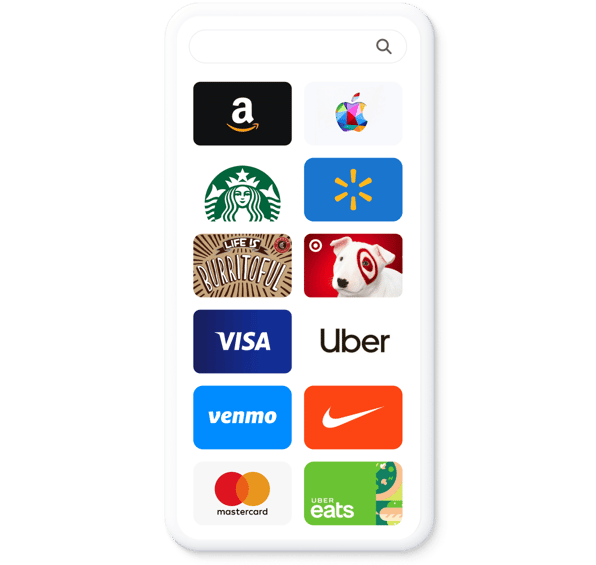 Choose your own digital gift card