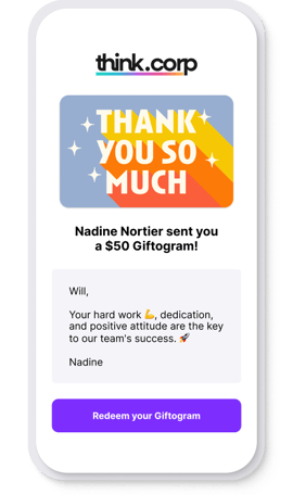 Digital gift card
