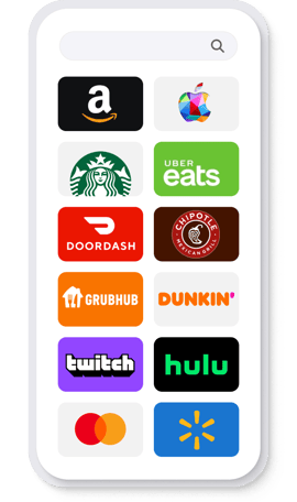 Choose your own gift card