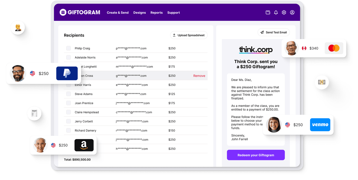 Giftogram gift card software