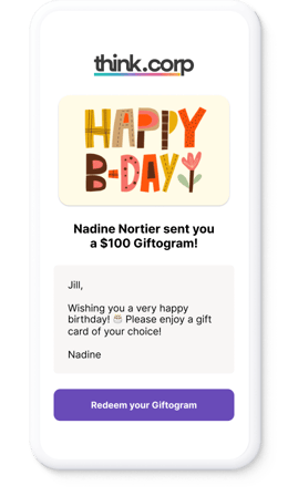 Digital gift card