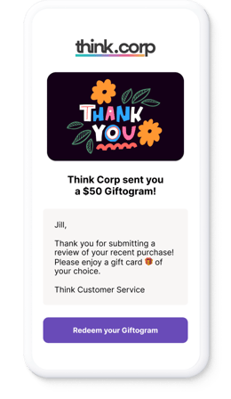 Digital gift card