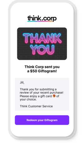 Digital gift card