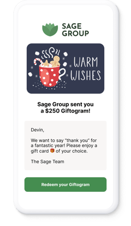 Digital gift card