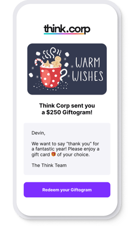Digital gift card