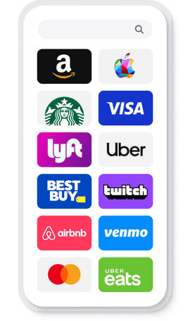 Choose your own gift card