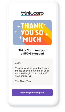 Digital gift card