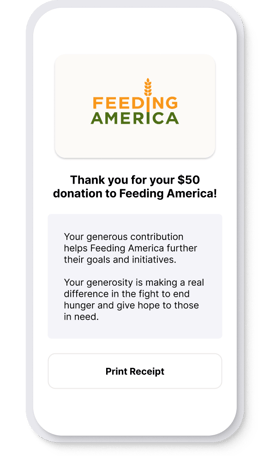 eGift card or donation receipt