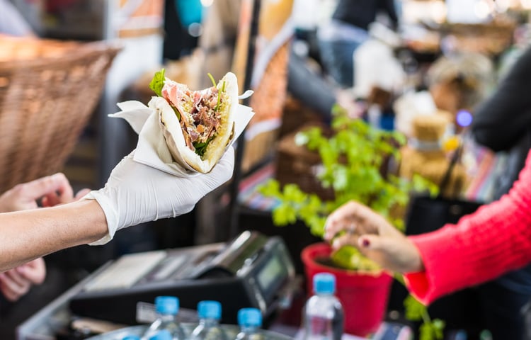 Street festival tortilla