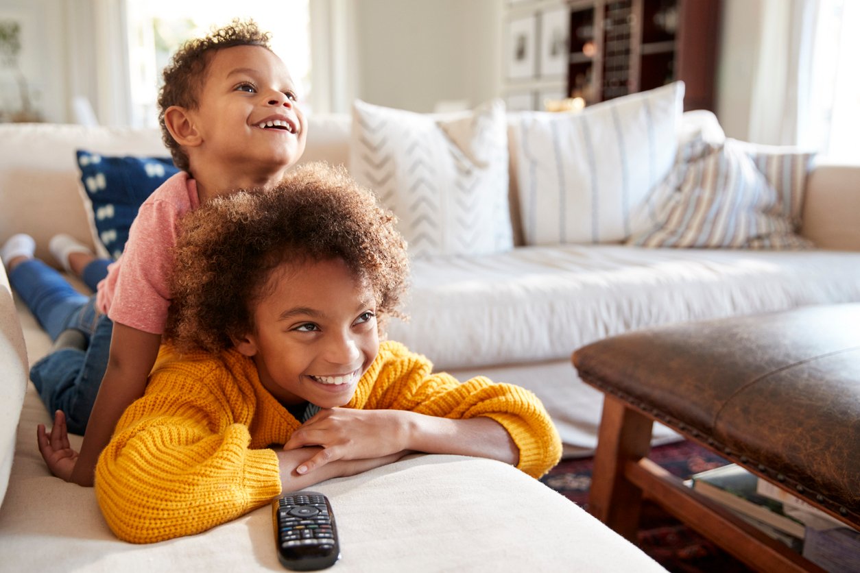 children-enjoying-television