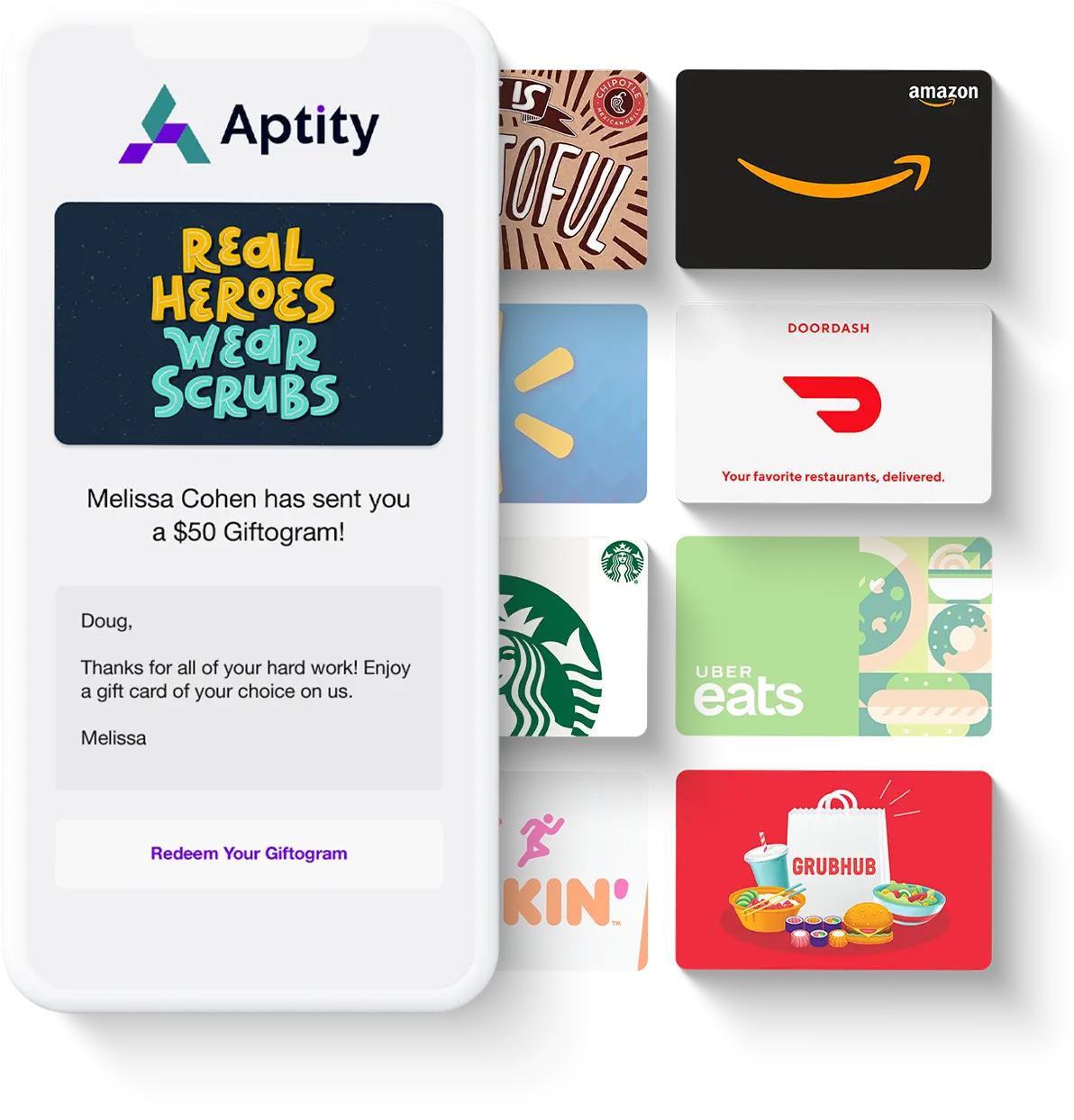 Choose your own gift card