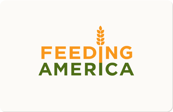 Feeding America gift card