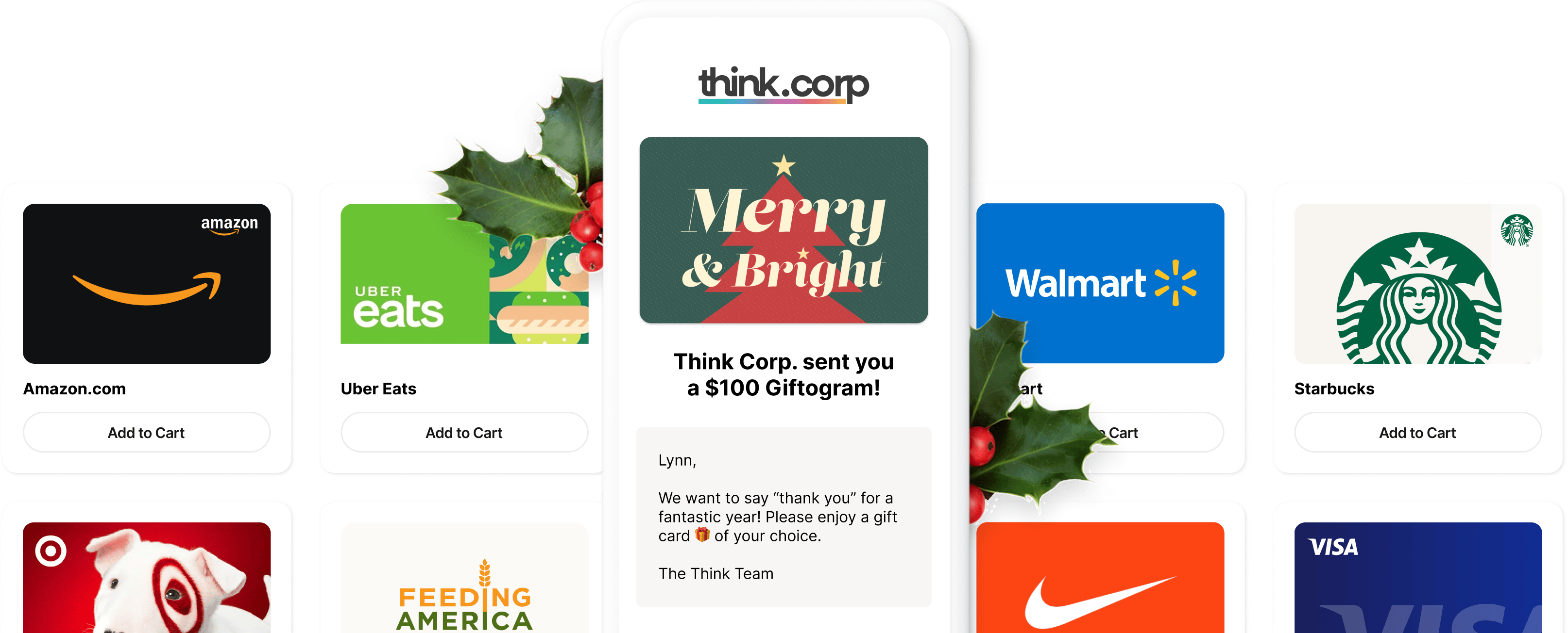 Choose your own gift card