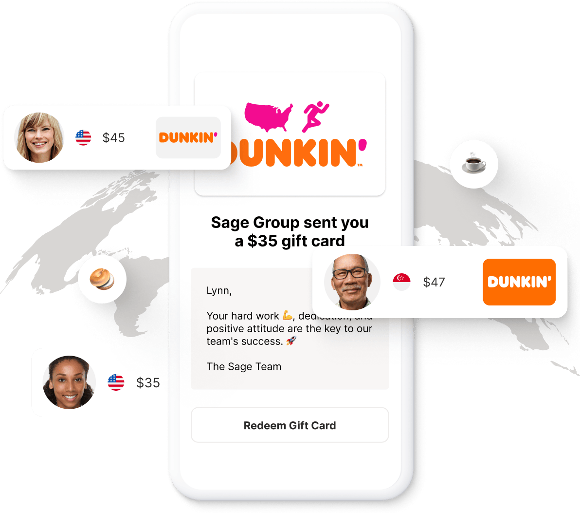 Dunkin' gift cards