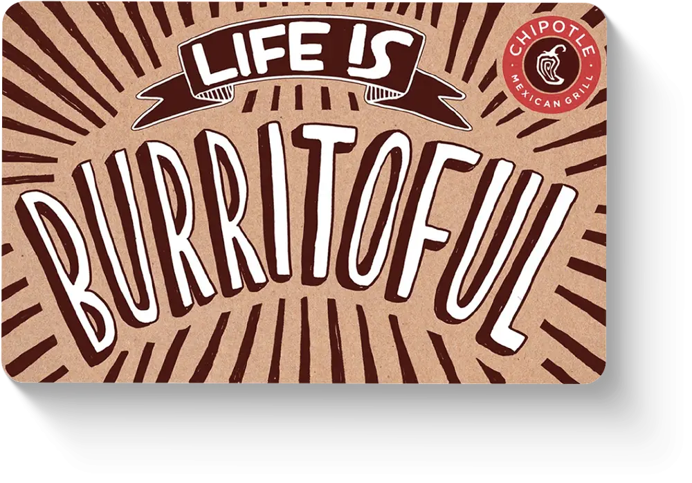 Chipotle gift cards