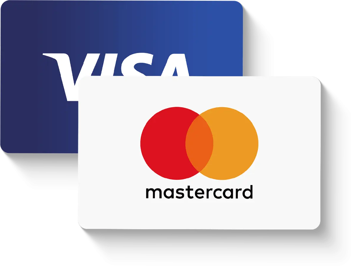 Visa and Mastercard prepaid cards